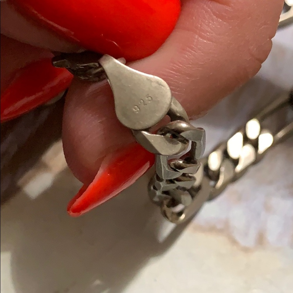 Sterling Silver 925 Solid Thick Figuro Chain ! - image 4